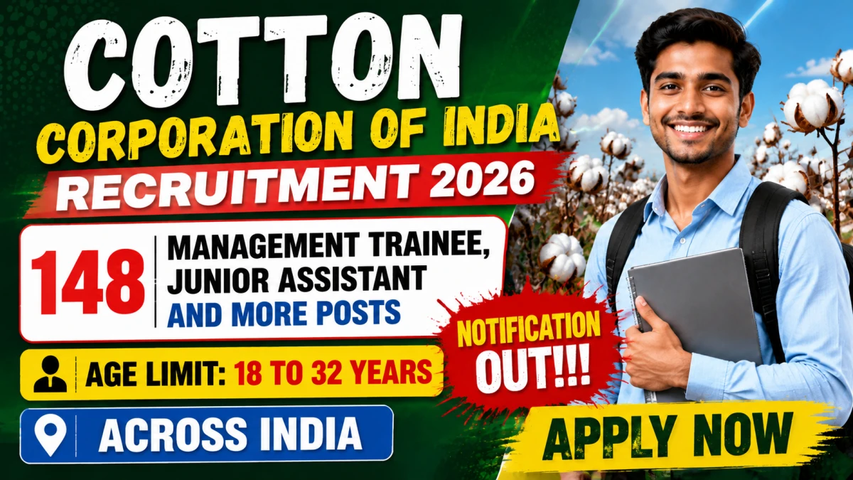 Cotton Corporation of India CCI Recruitment 2026