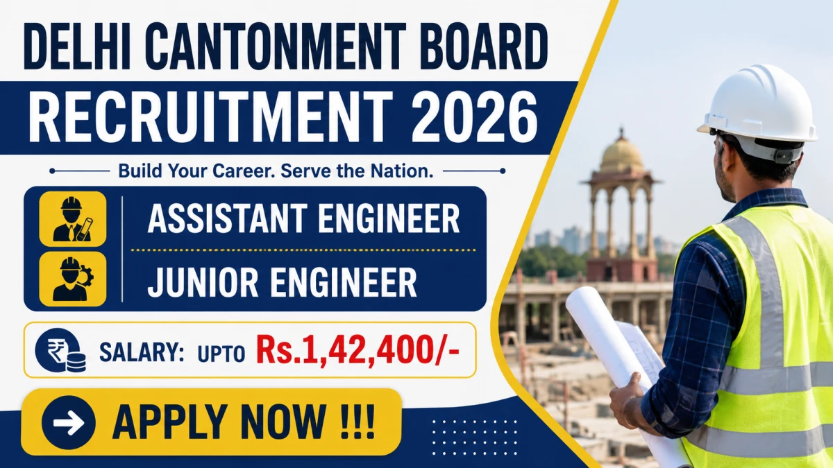 Delhi Cantonment Board Recruitment 2026