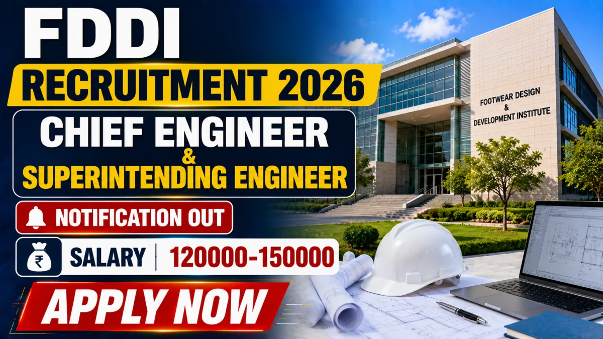FDDI Recruitment 2026