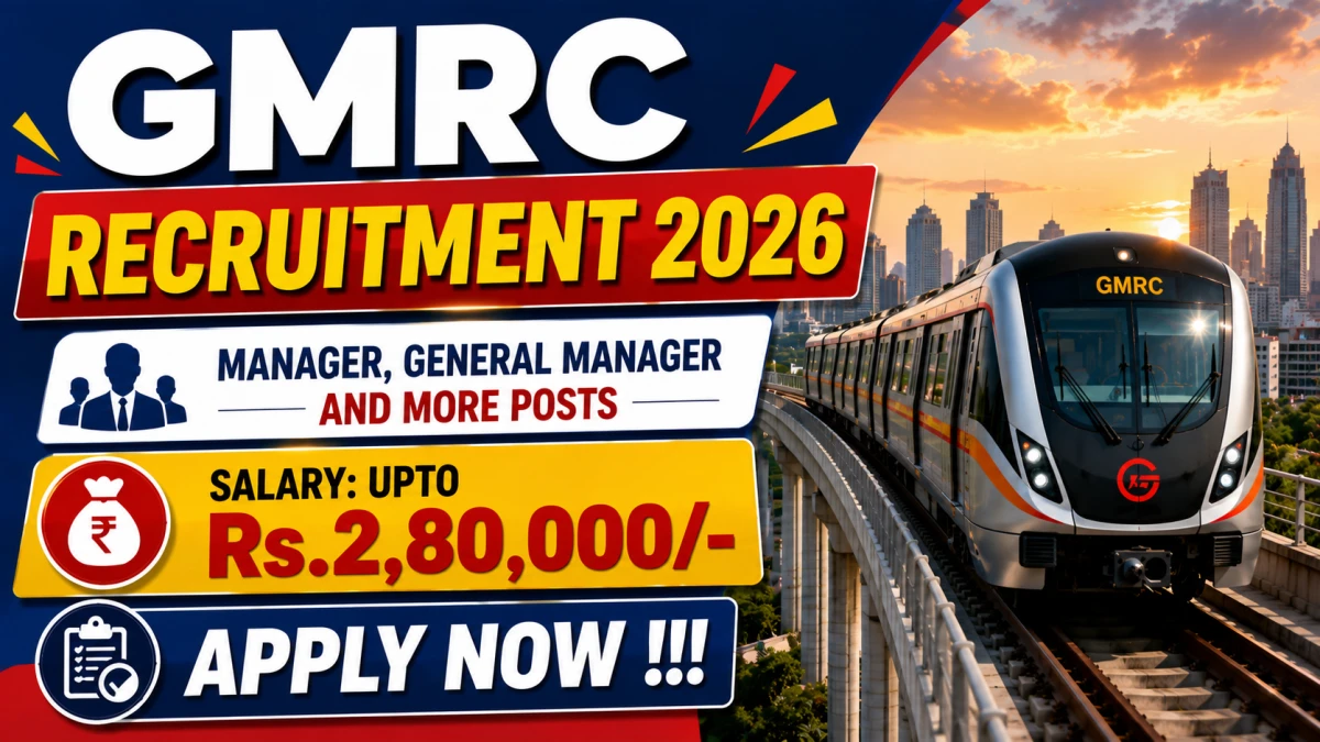 GMRC Recruitment 2026