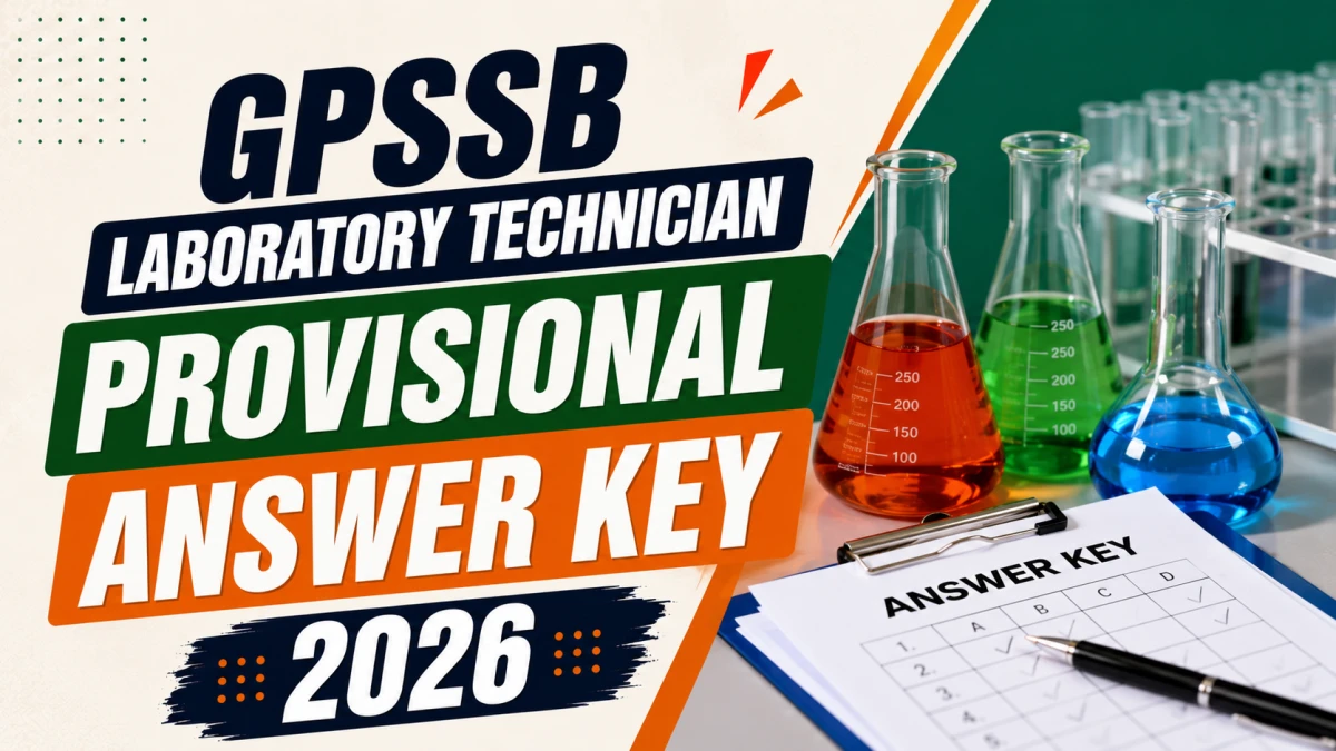 GPSSB Laboratory Technician Provisional Answer Key 2026
