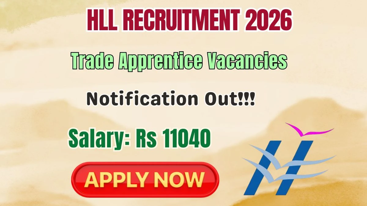 HLL Trade Apprentice Recruitment 2026