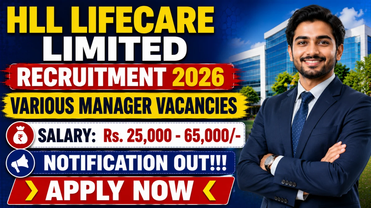 HLL Lifecare Recruitment 2026