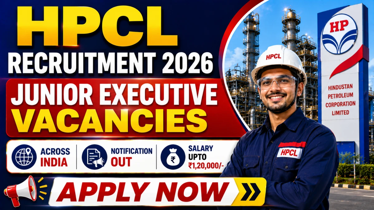 HPCL Junior Executive Recruitment 2026