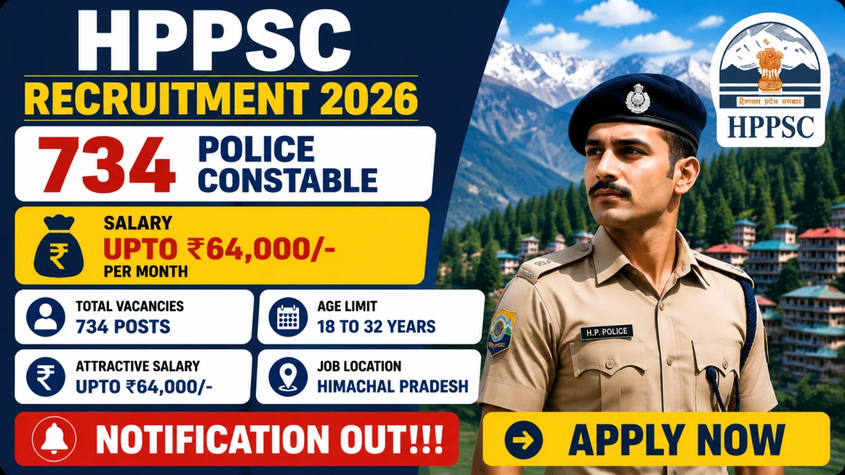 HPPSC Police Constable Recruitment 2026