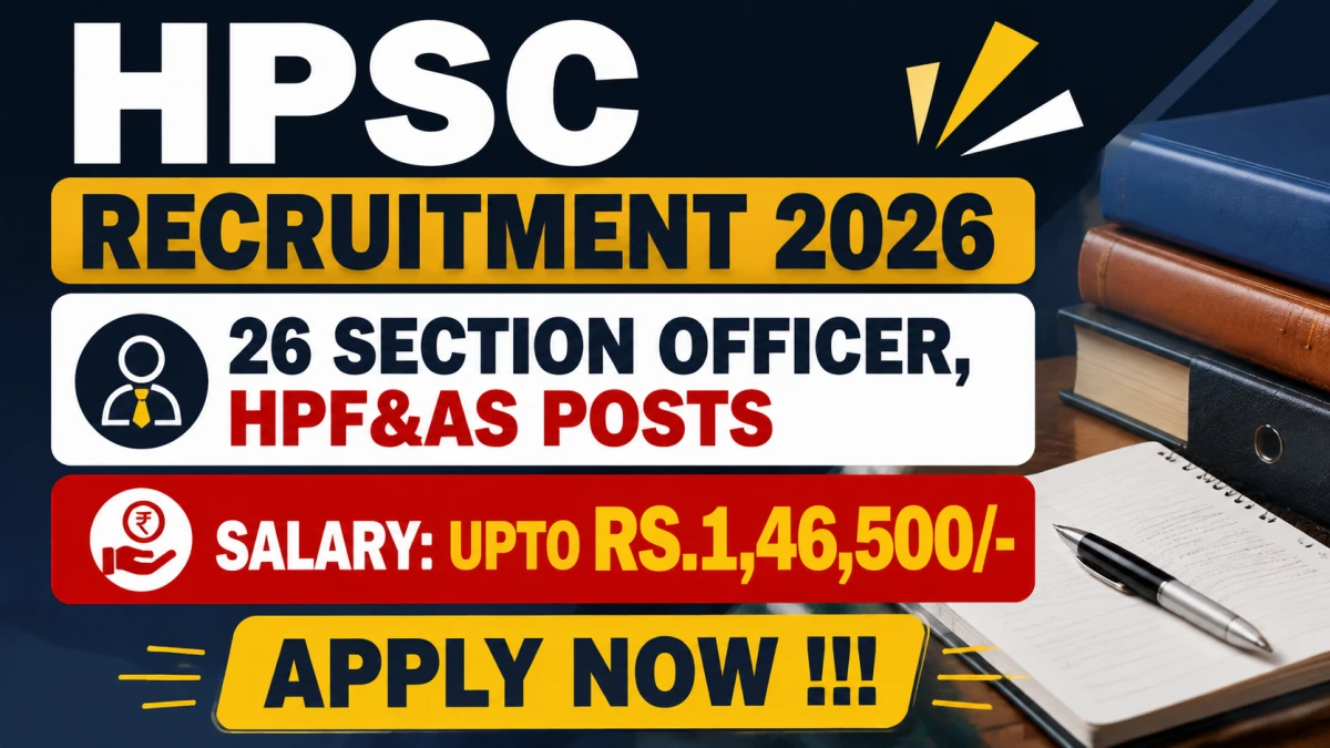 HPSC Recruitment 2026