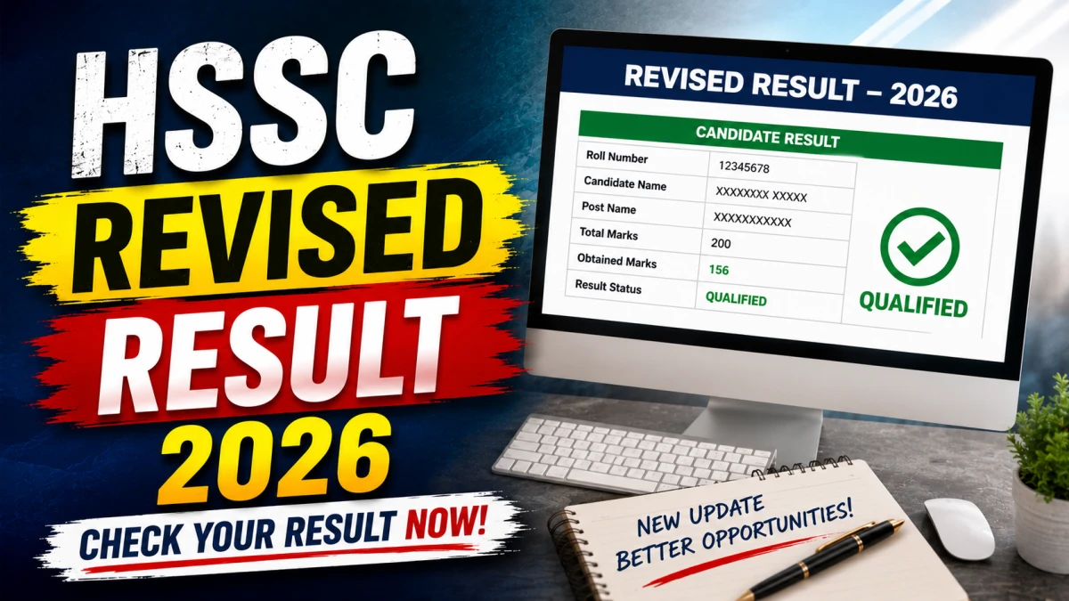 HSSC Revised Result 2026