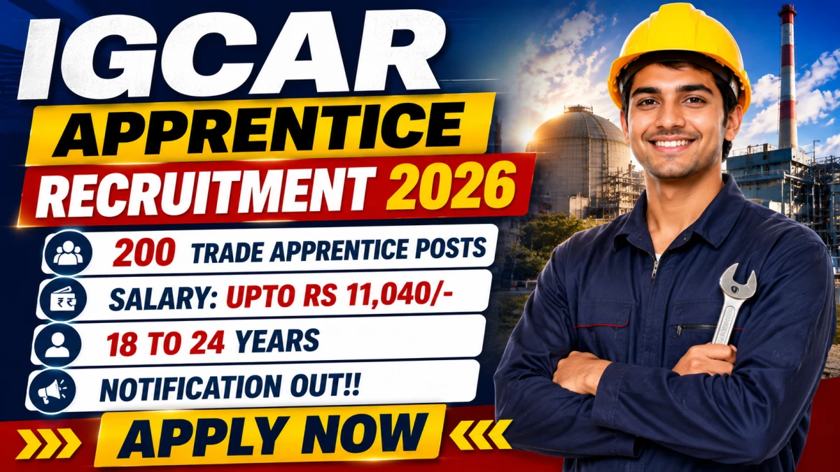 IGCAR Recruitment 2026