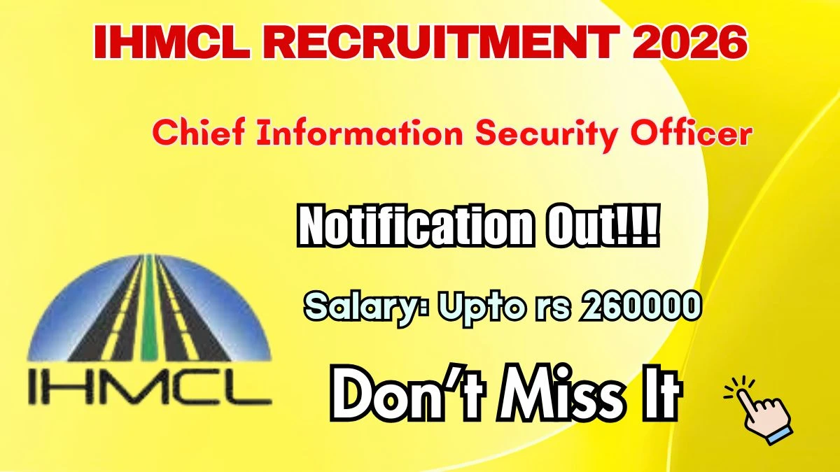 IHMCL Chief Information Security Officer Recruitment 2026