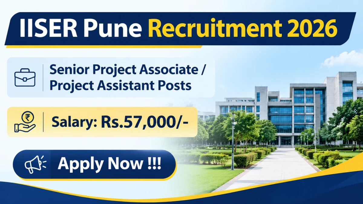 IISER Pune Recruitment 2026