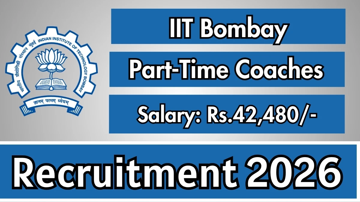 IIT Bombay Part-Time Coaches Recruitment 2026