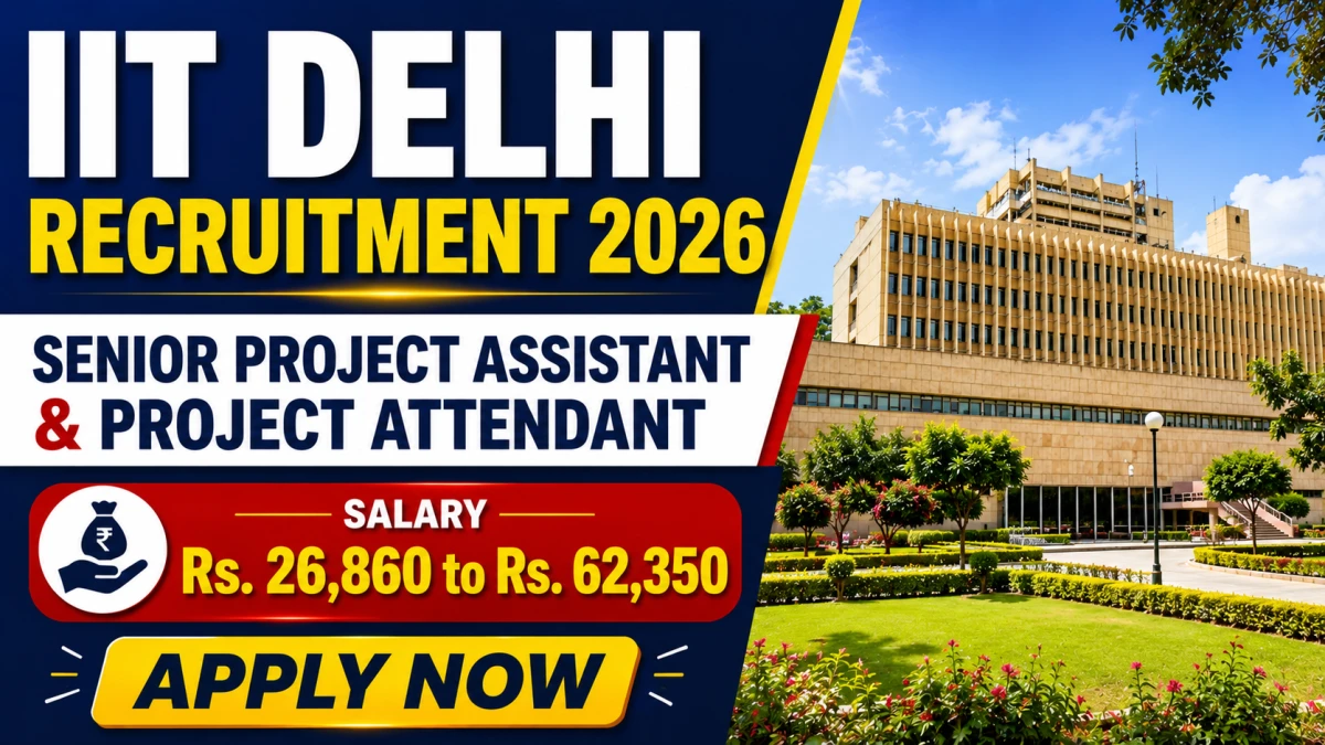 IIT Delhi Recruitment 2026