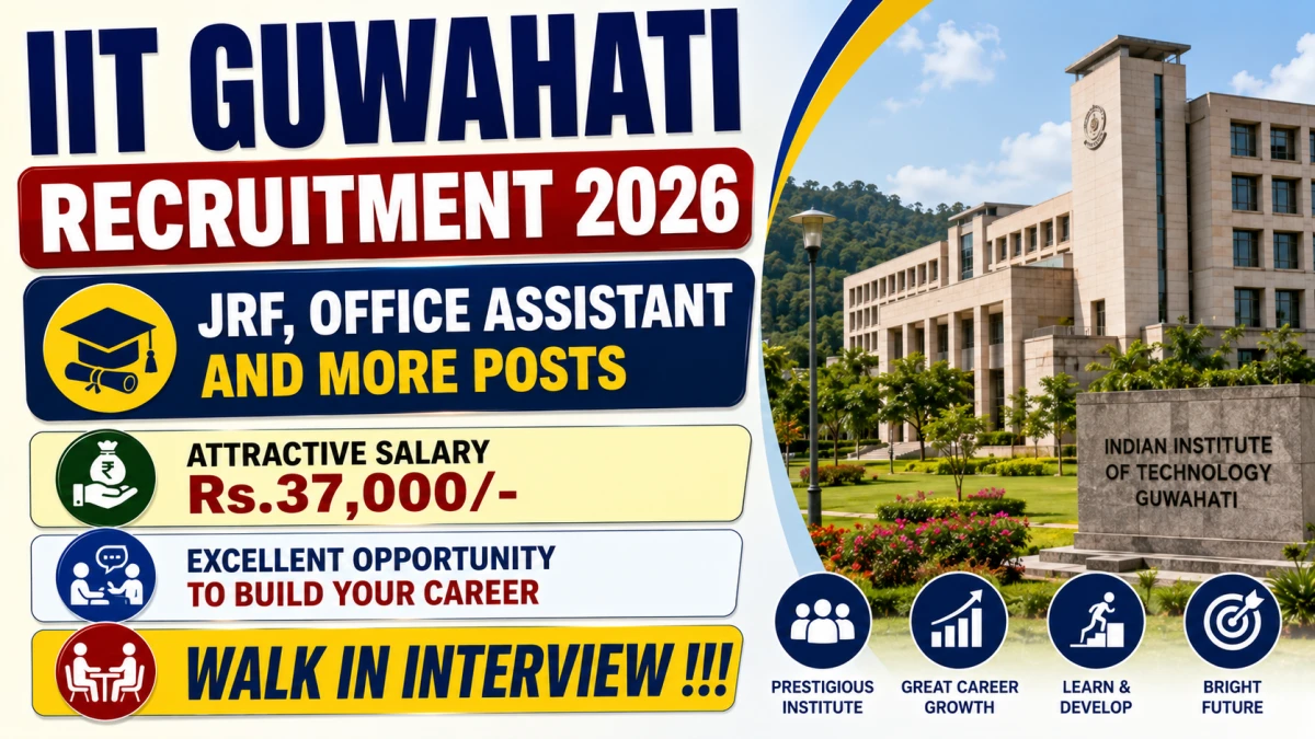 IIT Guwahati Recruitment 2026