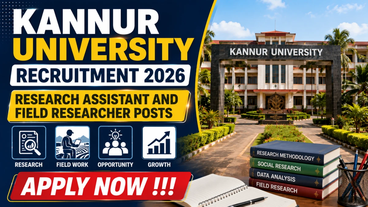 Kannur University Recruitment 2026