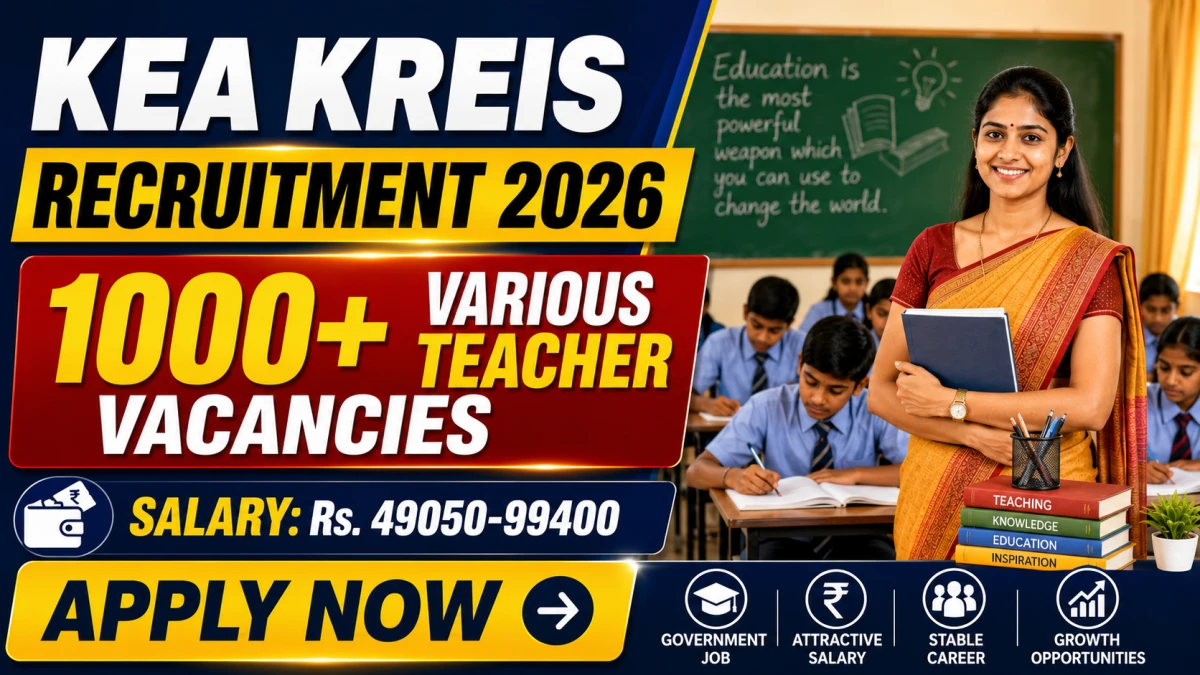 KREIS Teacher Recruitment 2026