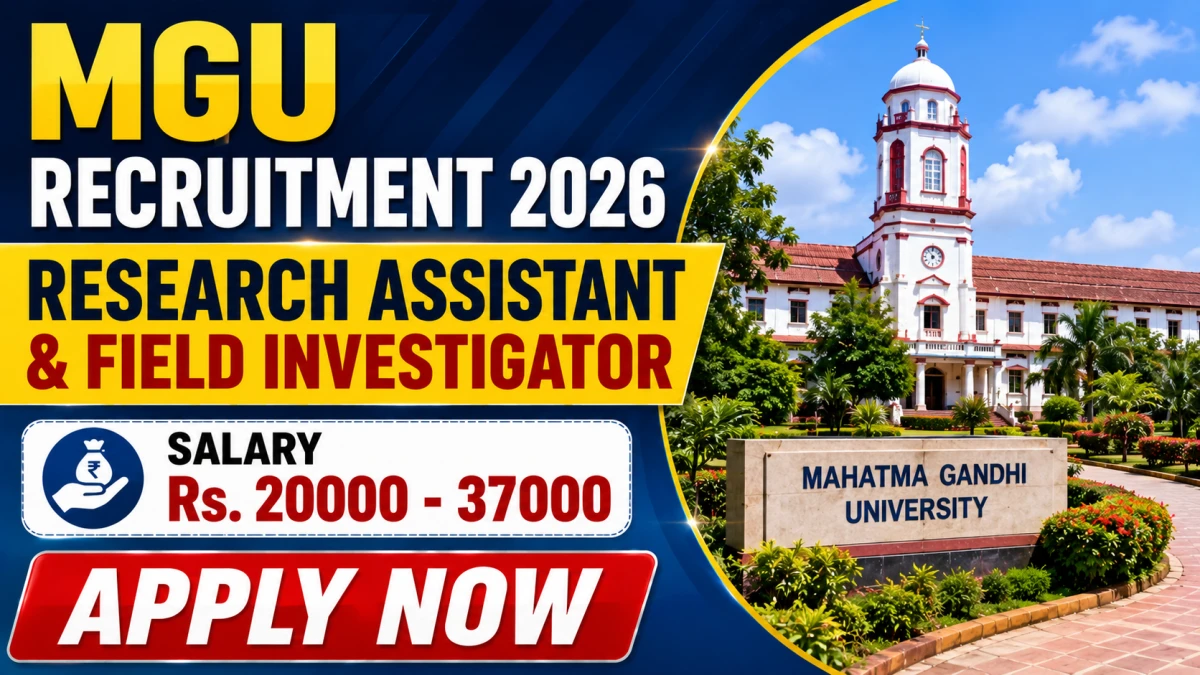 MGU Recruitment 2026