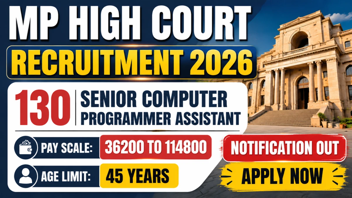 MPHC Senior Computer Programmer Assistant Recruitment 2026