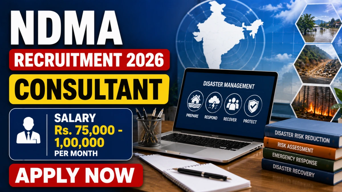 NDMA Consultant Recruitment 2026