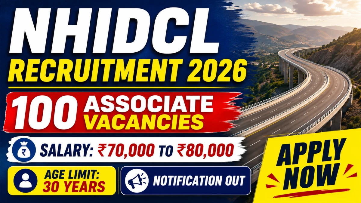 NHIDCL Associate Recruitment 2026