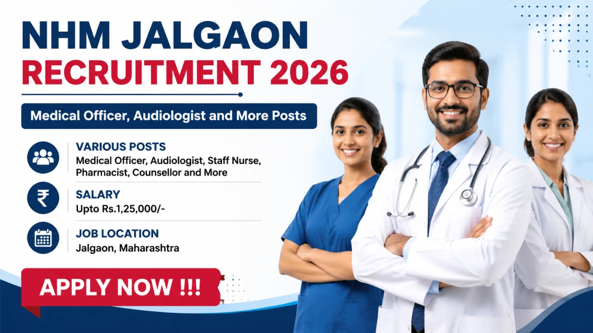 NHM Jalgaon Recruitment 2026