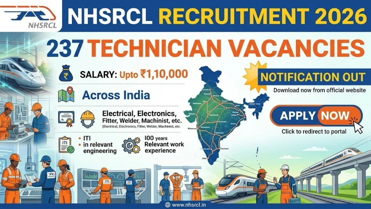 NHSRCL Technician Recruitment 2026