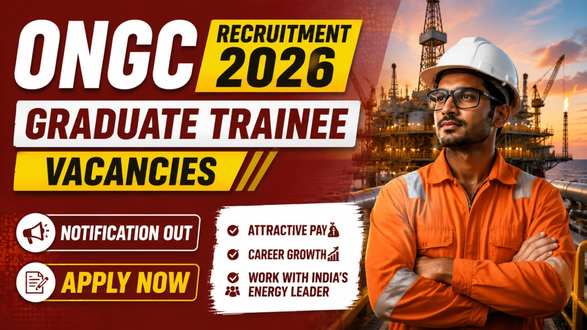 ONGC Graduate Trainee Recruitment 2026