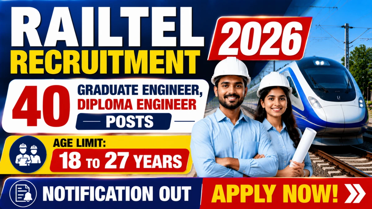 RailTel Apprentice Recruitment 2026