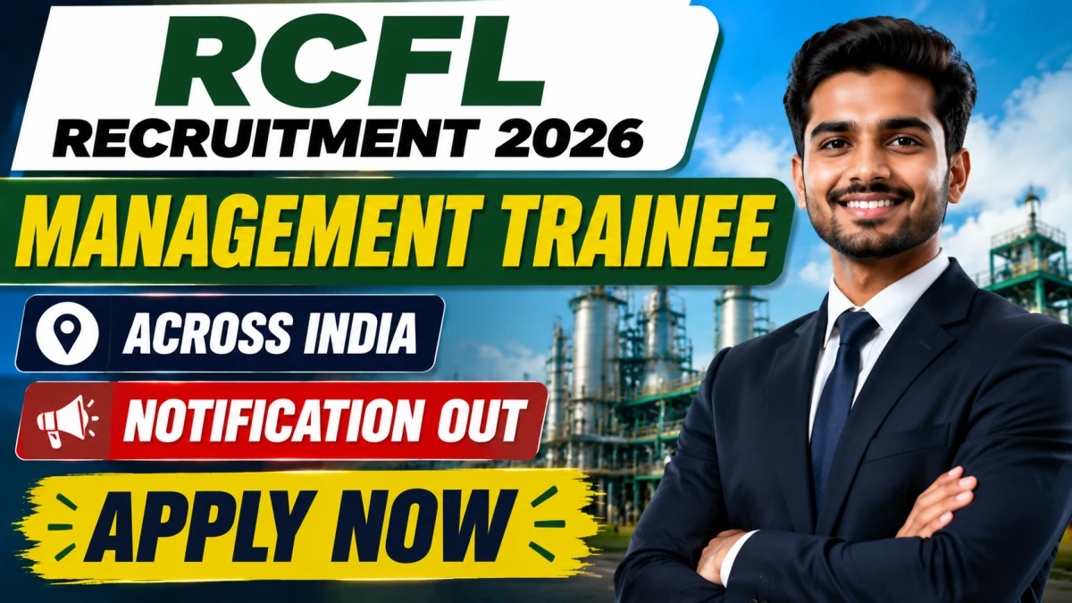 RCFL Management Trainee Recruitment 2026