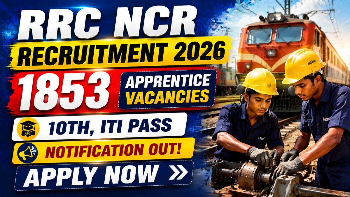 RRC NCR Act Apprentice Recruitment 2026,