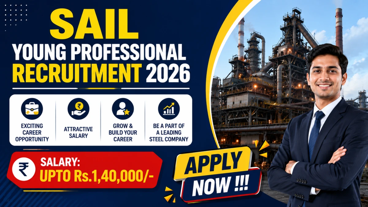 SAIL Young Professional Recruitment 2026
