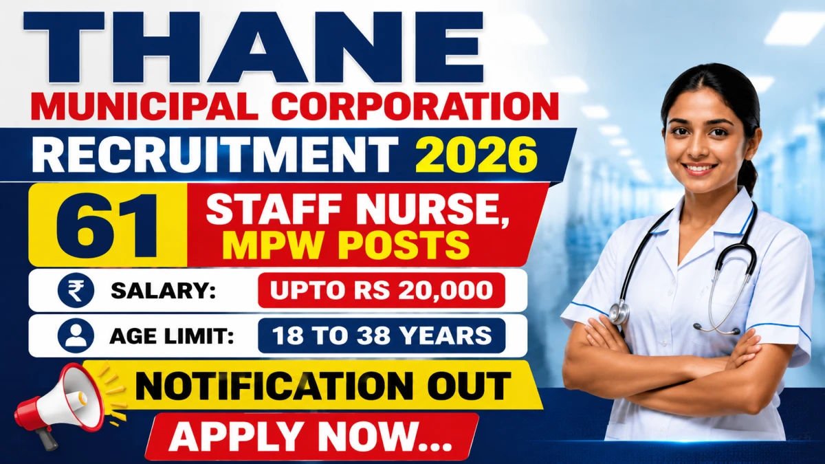 Thane Municipal Corporation Recruitment 2026