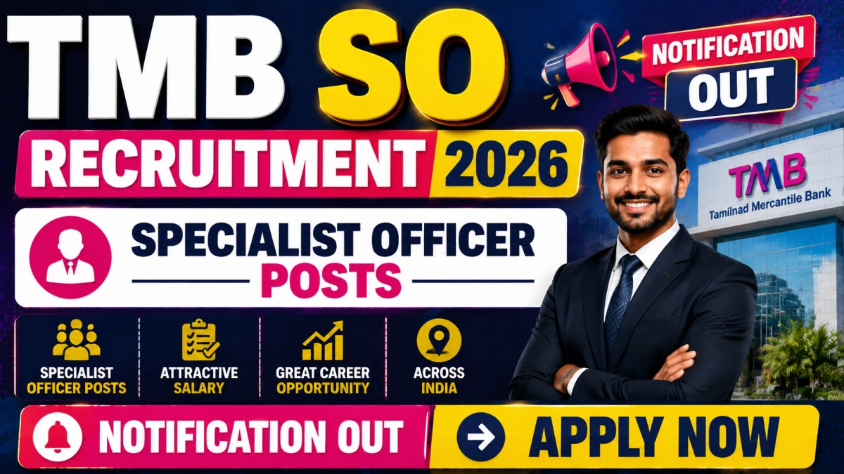 TMB SO Recruitment 2026