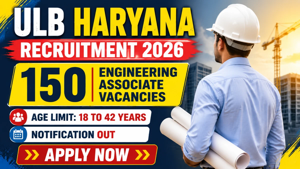 ULB Haryana Engineering Associate Recruitment 2026
