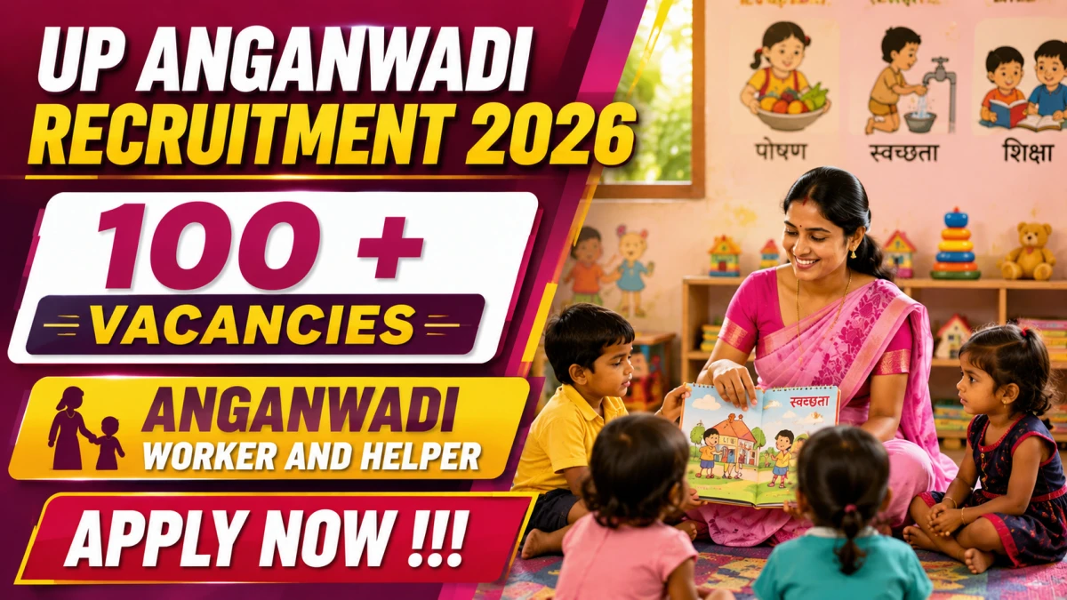 UP Anganwadi Worker and Helper Recruitment 2026