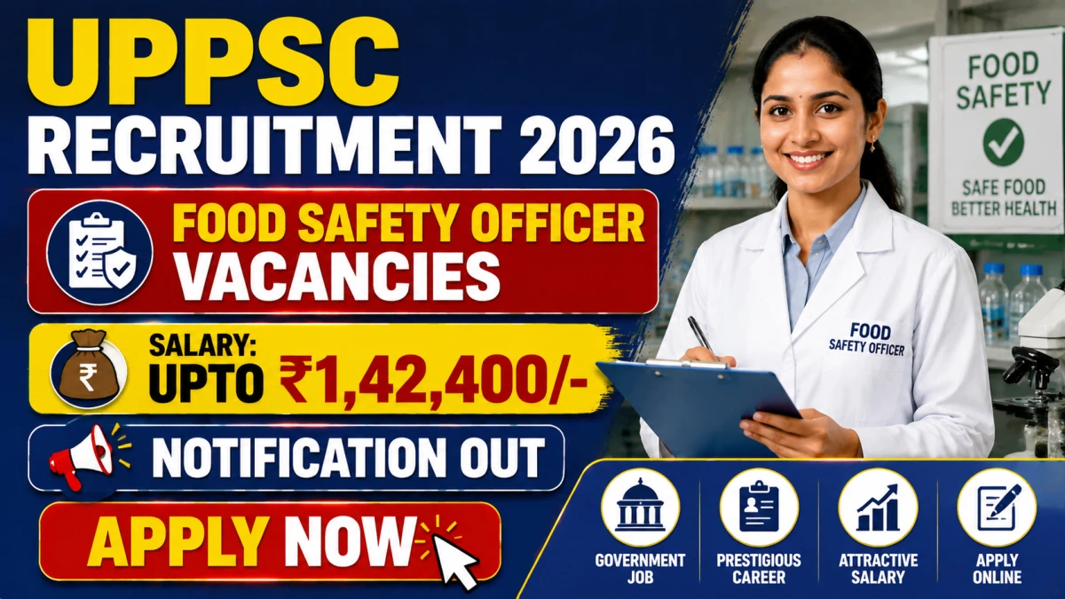 UPPSC Food Safety Officer Recruitment 2026