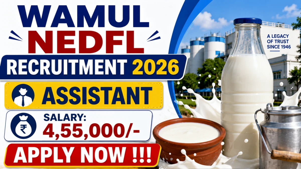 WAMUL NEDFL Assistant Recruitment 2026