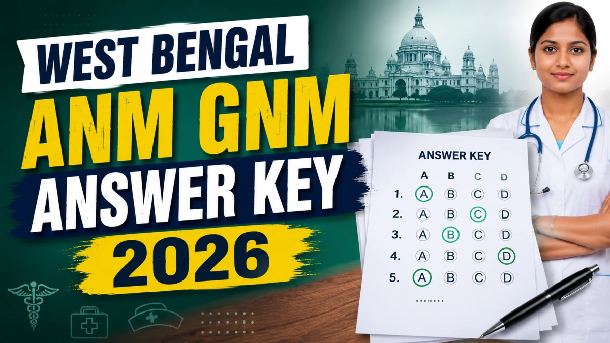 WB ANM GNM Answer Key 2026