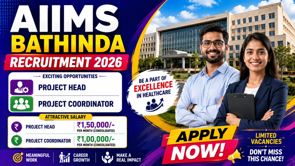 AIIMS Bathinda Recruitment 2026