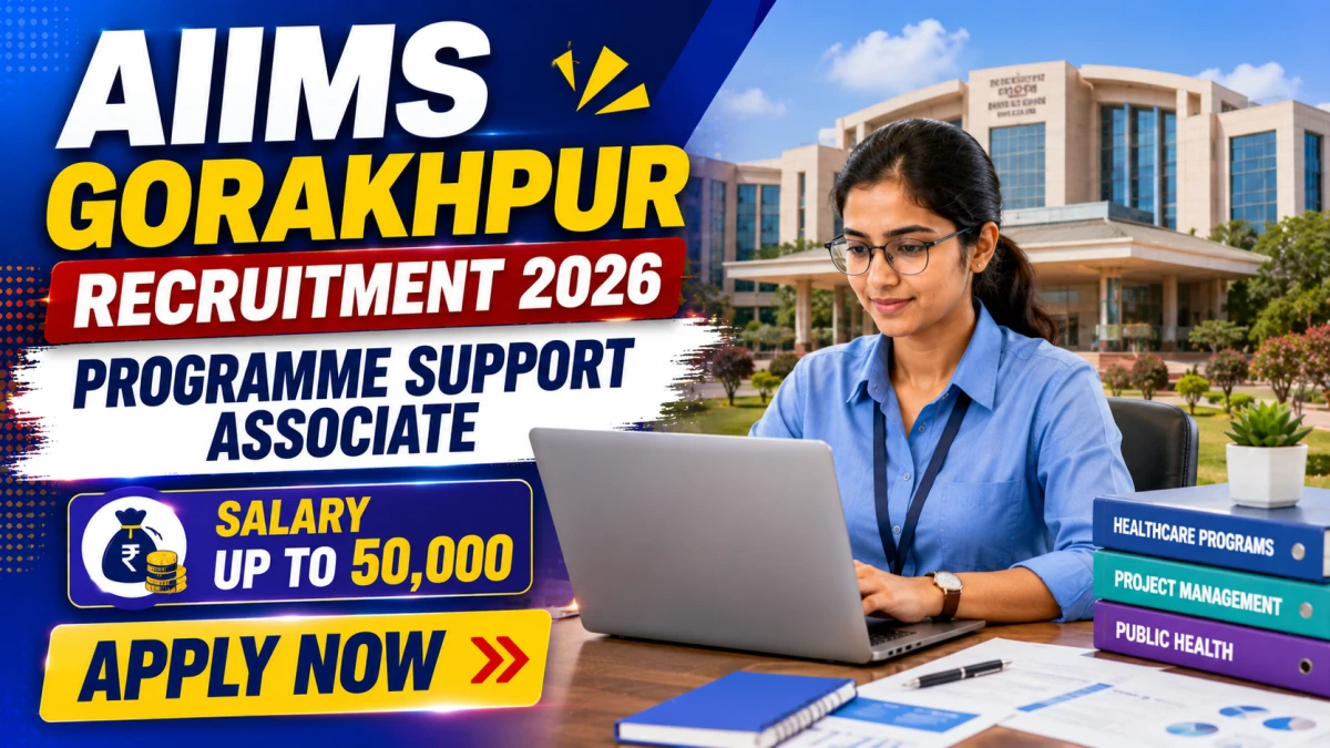 AIIMS Gorakhpur Programme Support Associate Recruitment 2026