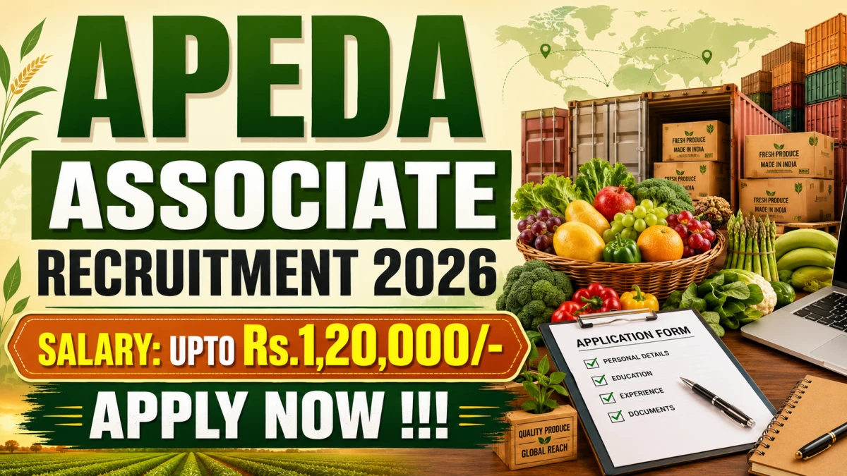 APEDA Associate Recruitment 2026