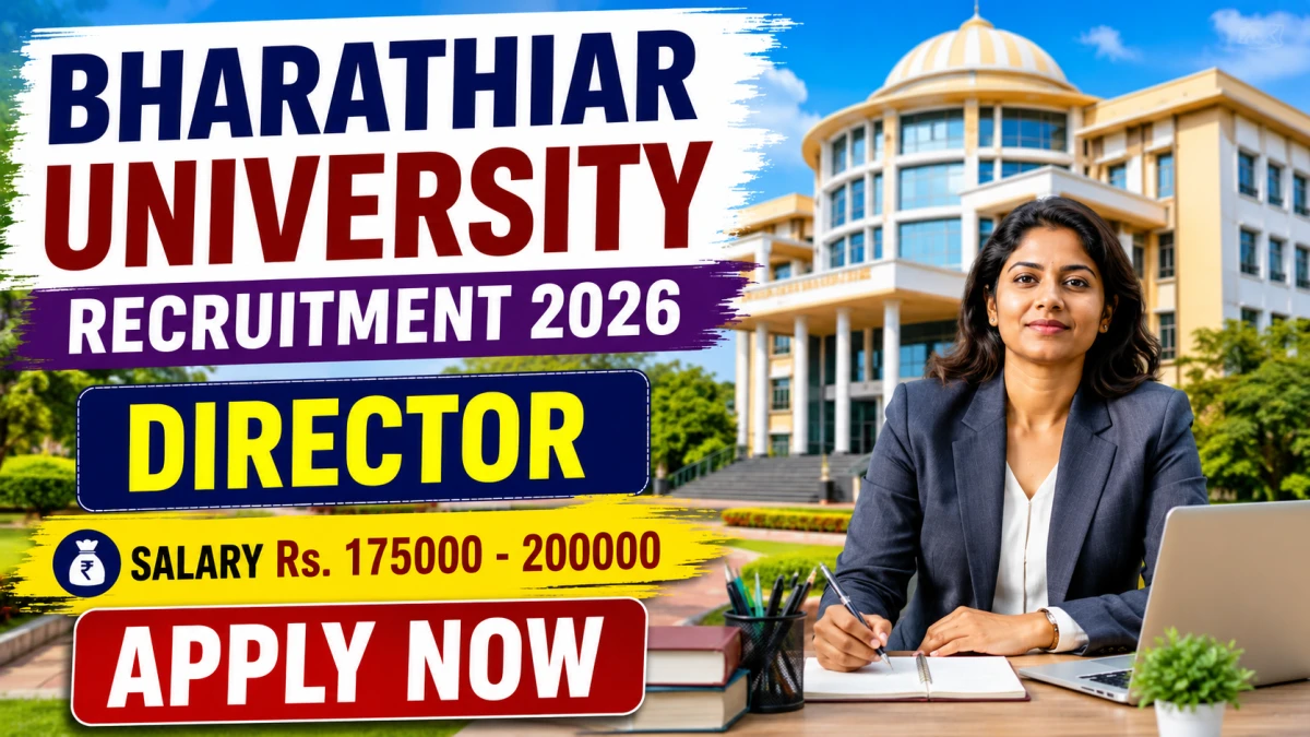 Bharathiar University Director Recruitment 2026