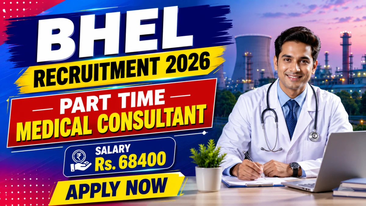 BHEL Part Time Medical Consultant Recruitment 2026