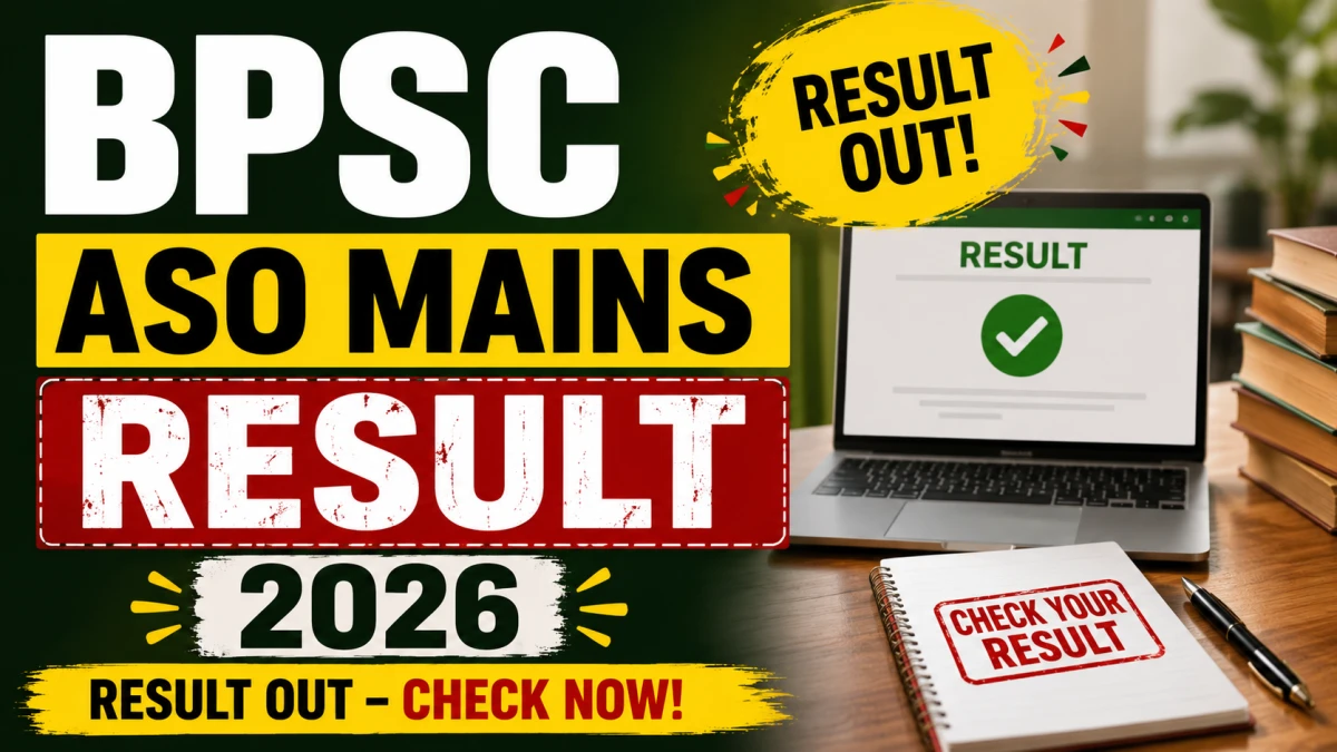 BPSC ASO Mains Result 2026