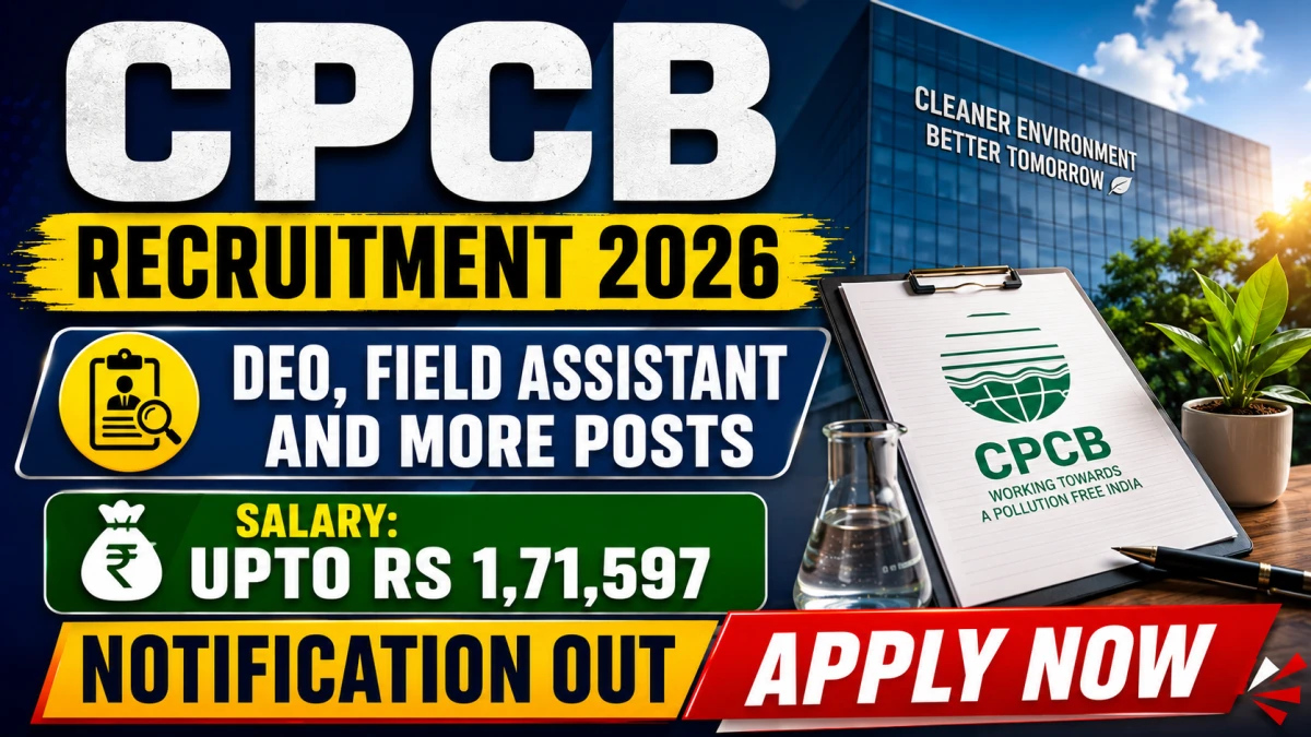 CPCB Recruitment 2026