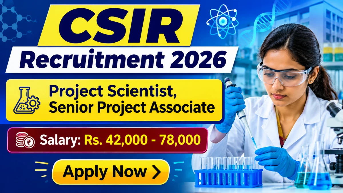 CSIR Recruitment 2026