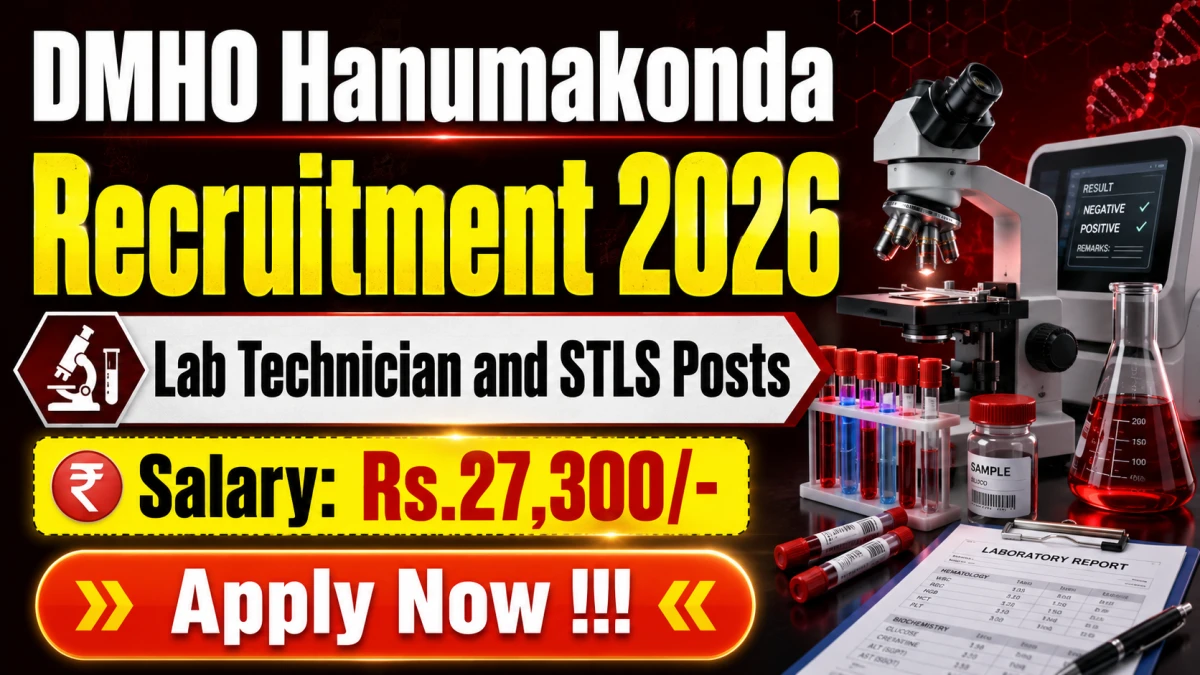 DMHO Hanumakonda Recruitment 2026
