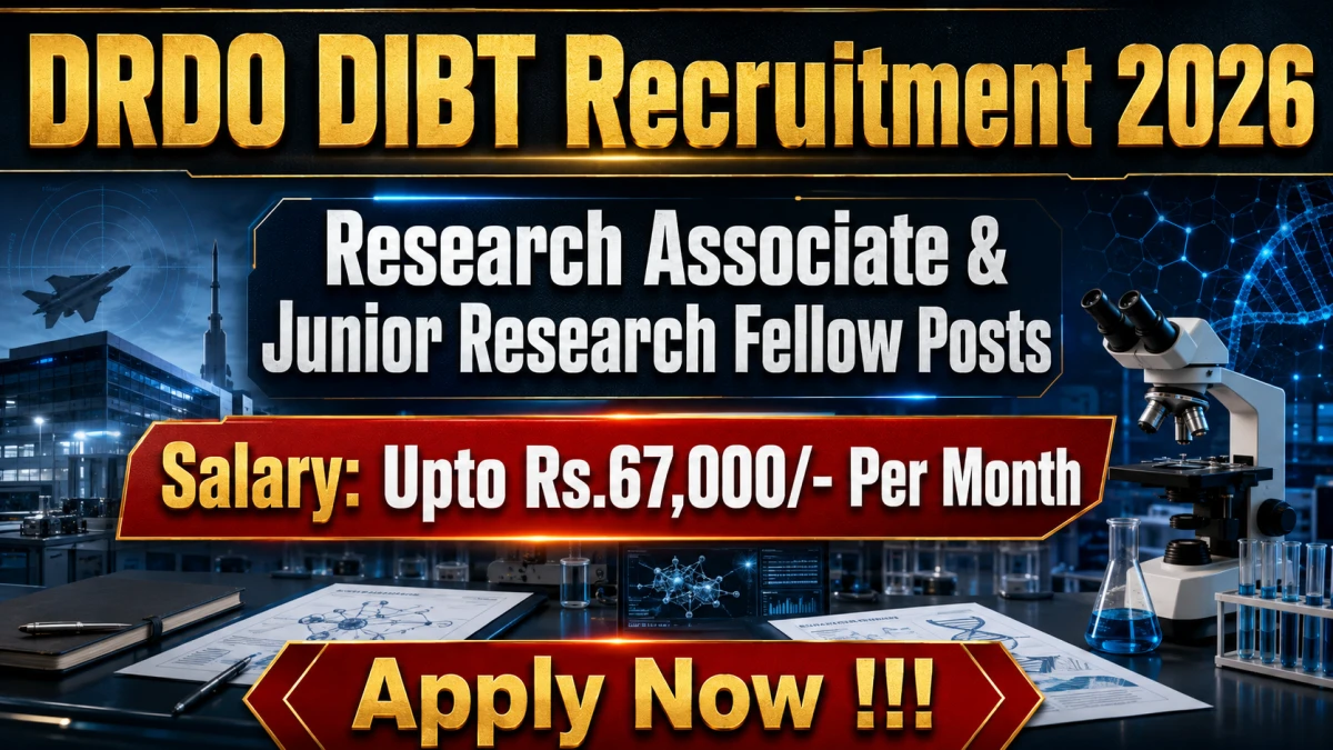 DRDO DIBT Recruitment 2026