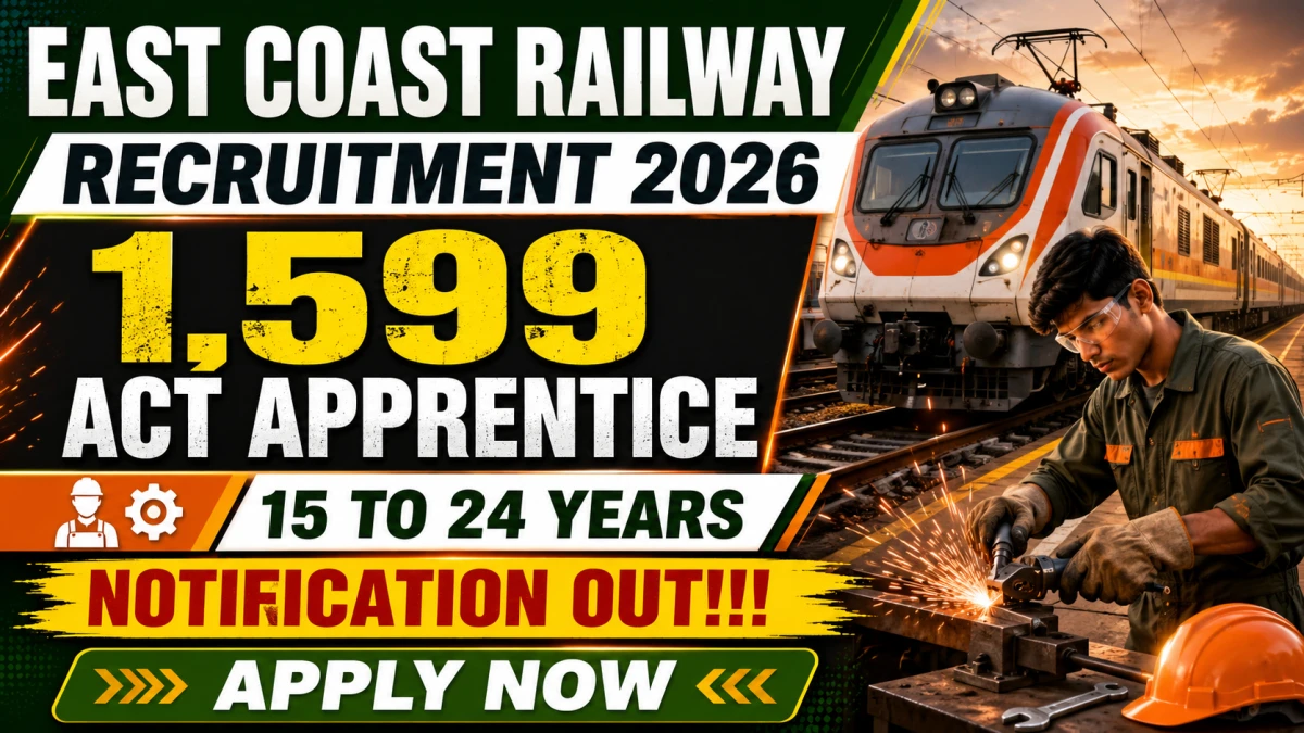East Coast Railway Act Apprentice Recruitment 2026