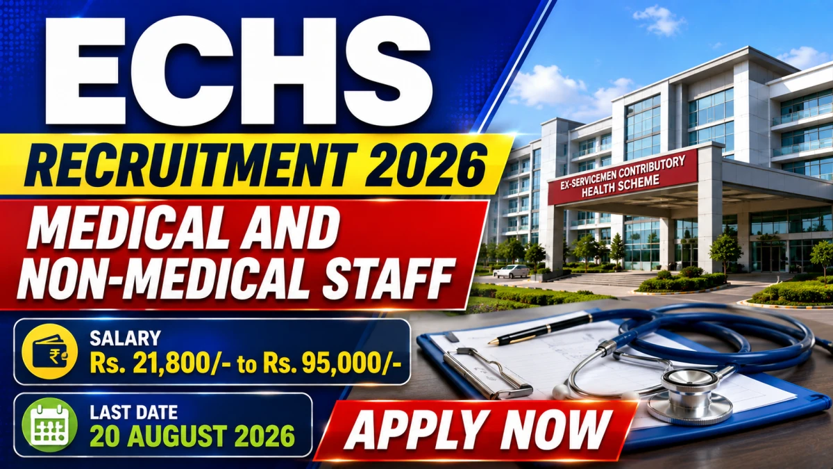 ECHS Recruitment 2026