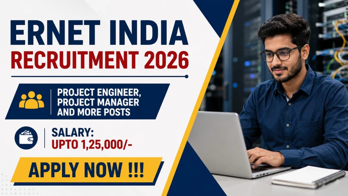 ERNET India Recruitment 2026